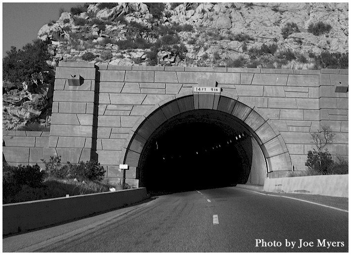 Tunnell on th e US 101 Northbound at the Gaviota Pass