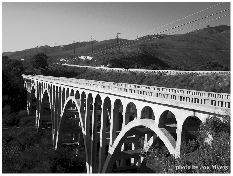 Old Bridge off the US 101 near Gaviota California